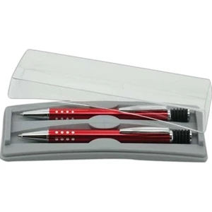 Aberrant - Pen & Pencil Set Features Metal Retractable Ballpoint Pen And Mechanical Pencil