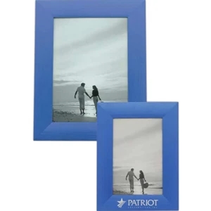 Metal Picture Frame For 5" X 7" Photos, Overall Size: 9-1/4"w X 7"h X 1/2"d