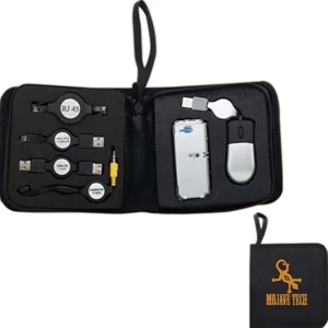 Executive (r) - Usb Kit With A Usb 4-port Hub, Mouse, Ear Piece, Usb A/m - A/f Cord, Usb A/m 5p Cord