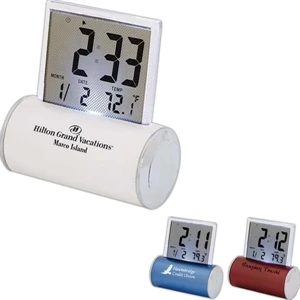 Rocker - Alarm Clock Which Displays Time, Temperature And Date. Features A Musical Alarm