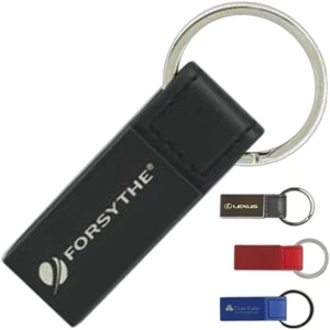 Ingot - This Metal Tab Key Chain Can Be Laser Engraved For A Permanent Impression