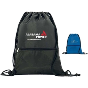Crossfit - Lattice And 420 Denier Nylon Cinch Bag With Pvc Backing, Bag Measures 13.5"w X 17"h