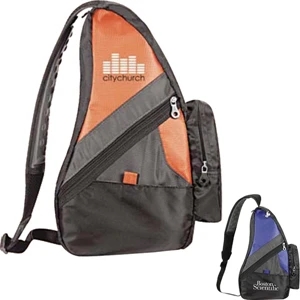 Fin - Nylon Sling Pack With Vibrant Color And Stylish Look, Measuring 10"w X 16"h X 5"d