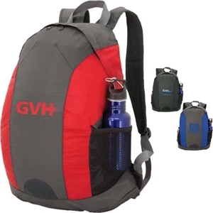 Gosport - Nylon Backpack With A Large Main Pocket And Two Mesh Water Bottle Holsters