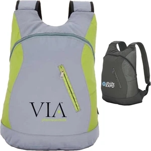 Contour - Polyester Backpack With J-shaped Shoulder Straps, And A Large Main Compartment