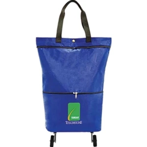 Tote-n-roll - 420 Denier Polyester Tote Roller Bag With 17" Shopping Bag