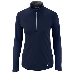 North End (r) Radar - X S- X L - Ladies' Half-zip Performance Long Sleeve Top