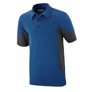 North End Sport (r) Refresh - S- X L - Men's Utk Cool-logik (tm) With Coffee Performance Melange Jersey Polo