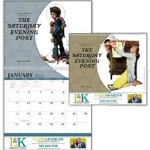 The Saturday Evening Post - Illustrations By Norman Rockwell In A 2015 Calendar