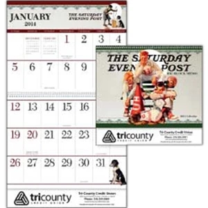The Saturday Evening Post - 2015 Big Block Memo Calendar With Norman Rockwell Images