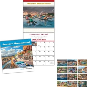 America Remembered - Executive Appointment Calendar, 11 13/16" X 24 3/4"