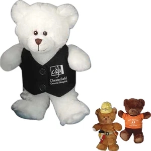 Smitty Bears (tm) Sof-fur (tm) - Brown - 10 " Stuffed Bear With Embroidered Eyes