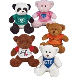 Elrud Bears (tm) Sof-fur (tm) - Baby Pink - 10" Stuffed Bear With Embroidered Eyes