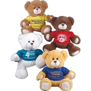 Tumbles (tm) Sof-fur (tm) Baby Soft - Chocolate - Stuffed 7" Bear With Embroidered Eyes