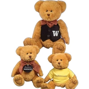 Willie Bear (tm) Sof-fur (tm) - 12" Stuffed Bear, With A Ribbon Around The Neck Which Can Be Removed Upon Request