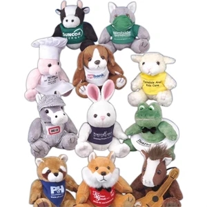 Gb Plush Beanies (tm) Gb Brites (tm) Sof-fur (tm) - Bunny - 6" Stuffed Animal