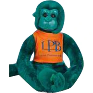 Sof-fur (tm) Clingers (tm) - 12" Stuffed Stuffed Monkey With Long Arms And Legs And Velcro On Hands And Feet
