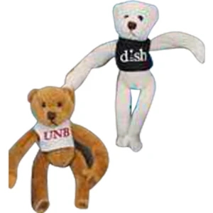 Teeny Clingers (tm) Sof-fur (tm) - Brown - 7" Bear With Long Arms And Legs And Velcro On Hands And Feet