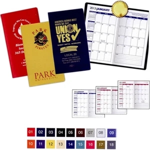Weekly 1-color Planner With Gilded Edges And Full Color 8 Page U.s. Atlas City Maps