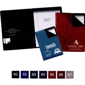 Executive Vinyl Flexible Cover Senior Pad Board With 8 1/2" X 11" Ruled Pad
