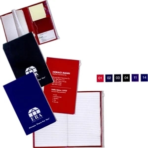 Large Notepad With Ziplock Pocket Features 76 Pages Along With Two Pockets