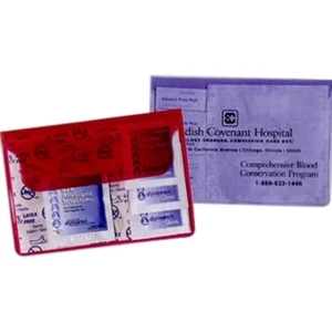 Translucent First Aid Kit Perfect For Health Fairs, Unions, Medical Centers, Etc