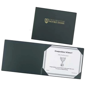 Prestige - Certificate Holder With Rich, Premium Simulated Leather On Cover