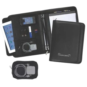 Tuscany - Ringfolio Features A Velvet Lined Tablet Pocket And Calfhyde Simulated Leather