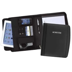 Achiever - Padfolio Features A Velvet Lined Tablet Pocket And Deluxe Bonded Leather