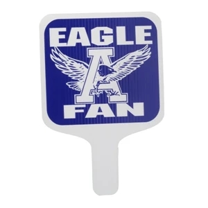 Standard - Weather Resistant Hand Fan, Made Of Corrugated Plastic, Approximately 8" X 12"