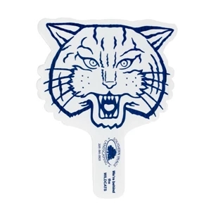 Wildcat - Weather Resistant Hand Fan, Made Of Corrugated Plastic, Approximately 8" X 12"