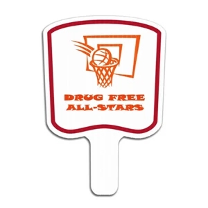 Bread - Weather Resistant Hand Fan, Made Of Corrugated Plastic, Approximately 8" X 12"