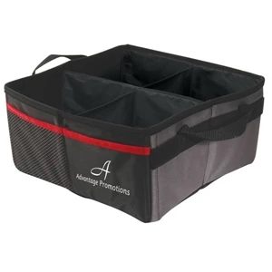 Front Seat Caddy/ Organizer With Adjustable Dividers For Greater Organization