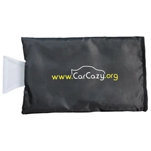 Large Hand Mitt With Ice Scraper. Mitt Keeps Your Hand Warm While Scraping Ice