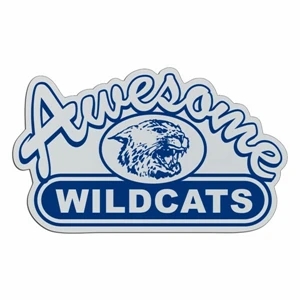 Awesome - Lightweight Plastic Sports Badge With Safety Pin Or Magnet Backing