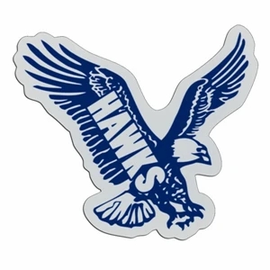 Eagle - Lightweight Plastic Sports Badge With Safety Pin Or Magnet Backing