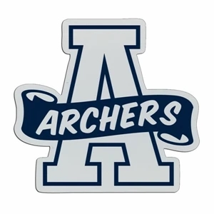 Letter Banner (a - Z) - Lightweight Plastic Sports Badge With Safety Pin Or Magnet Backing