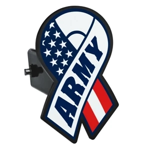 Awareness Ribbon - Hitch Cover Made Of Durable Abs Plastic, Fits Most 2" Receivers