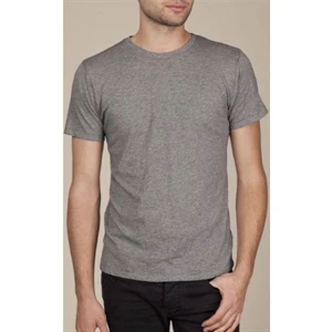 2 X L - Men's Heather Short Sleeve Perfect Crew T-shirt Made Of 100% Pima Cotton