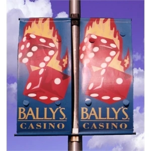 Two-Sided Pole Banner 30"x60" - Vinyl