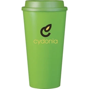 Cup2go (r) - Apple - 16 Oz Double Wall Polypropylene Cup With Threaded Lid