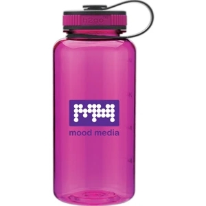 H2go (r) Wide - Fuchsia - 34 Oz Single Wall (bpa Free) Eastman Tritan Copolyester Bottle With Two-tone Lid