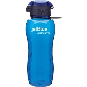 H2go (r) Zuma - Blue - 24 Oz Single Wall (bpa Free) Eastman Tritan (tm) Copolyester Bottle With Flip Lid