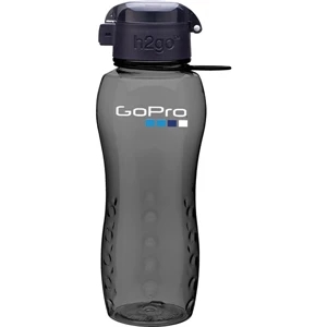 H2go (r) Zuma - Graphite - 24 Oz Single Wall (bpa Free) Eastman Tritan (tm) Copolyester Bottle With Flip Lid