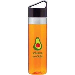 H2go (r) Soho - Tangerine - 20 Oz Single Wall (bpa Free) Eastman Tritan (tm) Copolyester Bottle With Lid