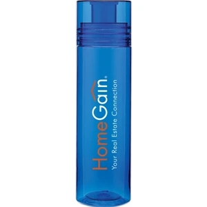 H2go (r) Trio - Blue - 20 Oz Single Wall (bpa Free) Eastman Tritan (tm) Copolyester Bottle With Threaded Lid