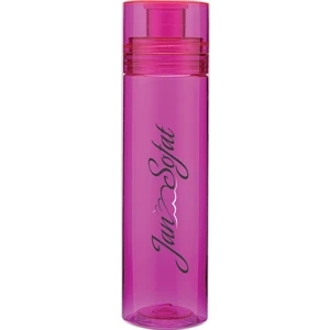 H2go (r) Trio - Fuchsia - 20 Oz Single Wall (bpa Free) Eastman Tritan (tm) Copolyester Bottle With Threaded Lid