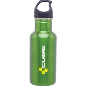 H2go (r) Bolt - Apple - 18 Oz Single Wall 18/8 Stainless Steel Water Bottle With Threaded Lid