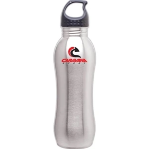 H2go (r) Balance - Stainless Steel - 24 Oz. Single Wall 18/8 Stainless Steel Sport Bottle With Threaded Lid