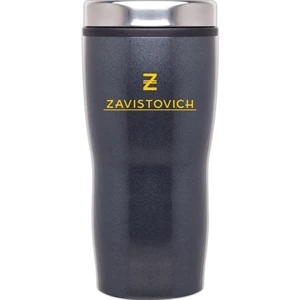 Stealth - Graphite - 16 Oz Double Wall Stainless Steel Tumbler With Plastic Liner, Foam Insulated